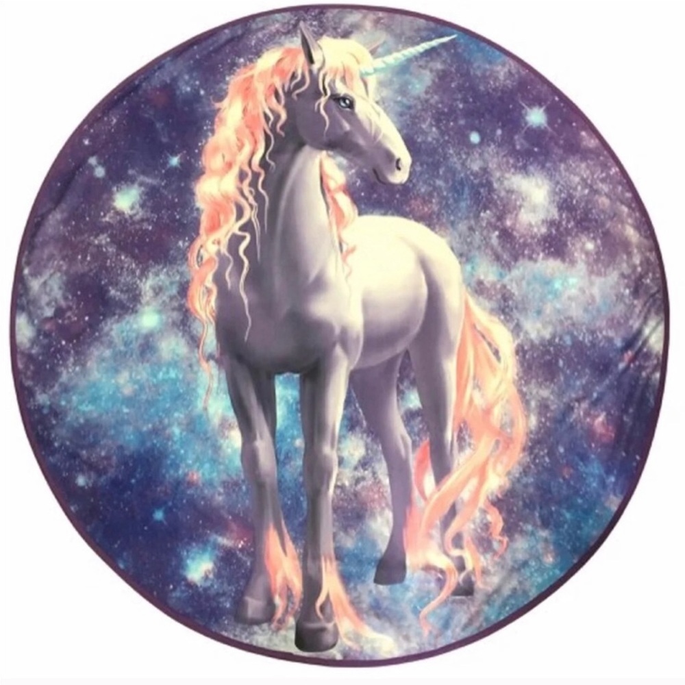 Magical Unicorn 🦄 Round Beach 🏖 Towel NWT